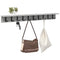 vidaXL Wall-Mounted Coat Rack Concrete grey 100 x 10.5 x 10.5 cm