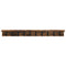 vidaXL Wall-Mounted Coat Rack Smoked oak 100 x 10.5 x 10.5 cm