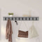 vidaXL Wall-Mounted Coat Rack Grey sonoma 100 x 10.5 x 10.5 cm