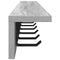 vidaXL Wall-Mounted Coat Rack Grey sonoma 100 x 10.5 x 10.5 cm