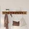 vidaXL Wall-Mounted Coat Rack with Shelf Old wood 100 x 10.5 x 10.5 cm
