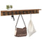 vidaXL Wall-Mounted Coat Rack with Shelf Old wood 100 x 10.5 x 10.5 cm
