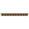 vidaXL Wall-Mounted Coat Rack Artisan oak 100 x 10.5 x 10.5 cm