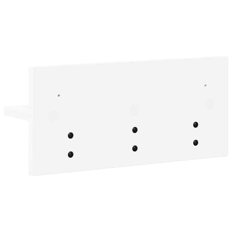 vidaXL Wall-Mounted Coat Rack White 40 x 10.5 x 18 cm Engineered wood