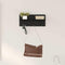 vidaXL Wall-Mounted Coat Rack with Shelf Wall-mounted Black oak 40 x 10.5 x 18 cm