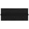 vidaXL Wall-Mounted Coat Rack with Shelf Wall-mounted Black oak 40 x 10.5 x 18 cm