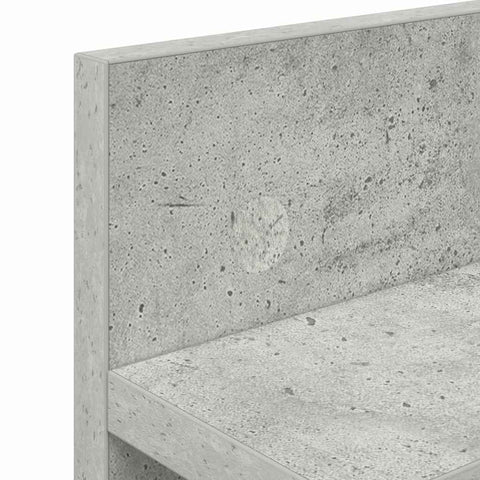vidaXL Wall-Mounted Coat Rack Concrete grey 40 x 10.5 x 18 cm