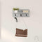 vidaXL Wall-Mounted Coat Rack Concrete grey 40 x 10.5 x 18 cm
