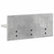 vidaXL Wall-Mounted Coat Rack Concrete grey 40 x 10.5 x 18 cm