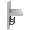 vidaXL Wall-Mounted Coat Rack Concrete grey 40 x 10.5 x 18 cm
