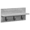 vidaXL Wall-Mounted Coat Rack with Shelf Grey sonoma 40 x 10.5 x 18 cm