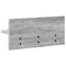 vidaXL Wall-Mounted Coat Rack with Shelf Grey sonoma 40 x 10.5 x 18 cm