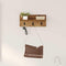 vidaXL Wall-Mounted Coat Rack with Shelf Wall-mounted Old wood 40 x 10.5 x 18 cm
