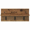 vidaXL Wall-Mounted Coat Rack with Shelf Wall-mounted Old wood 40 x 10.5 x 18 cm