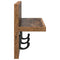 vidaXL Wall-Mounted Coat Rack with Shelf Wall-mounted Old wood 40 x 10.5 x 18 cm