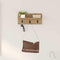 vidaXL Wall-Mounted Coat Rack with Shelf Artisan oak 40 x 10.5 x 18 cm