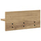 vidaXL Wall-Mounted Coat Rack with Shelf Artisan oak 40 x 10.5 x 18 cm