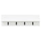 vidaXL Wall-Mounted Coat Rack White 60 x 10.5 x 18 cm Engineered wood