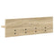 vidaXL Wall-Mounted Coat Rack with Shelf Sonoma oak 60 x 10.5 x 18 cm