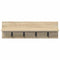vidaXL Wall-Mounted Coat Rack with Shelf Sonoma oak 60 x 10.5 x 18 cm