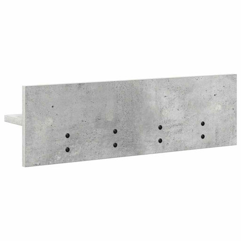 vidaXL Wall-Mounted Coat Rack Concrete grey 60 x 10.5 x 18 cm