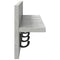 vidaXL Wall-Mounted Coat Rack Concrete grey 60 x 10.5 x 18 cm