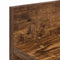 vidaXL Wall-Mounted Coat Rack with Shelf Smoked oak 60 x 10.5 x 18 cm