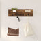 vidaXL Wall-Mounted Coat Rack with Shelf Smoked oak 60 x 10.5 x 18 cm
