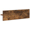 vidaXL Wall-Mounted Coat Rack with Shelf Smoked oak 60 x 10.5 x 18 cm