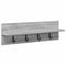 vidaXL Wall-Mounted Coat Rack with Shelf Grey sonoma 60 x 10.5 x 18 cm