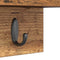 vidaXL Wall-Mounted Coat Rack with Shelf Wall-mounted Old wood 60 x 10.5 x 18 cm