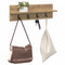 vidaXL Wall-Mounted Coat Rack with Shelf Artisan oak 60 x 10.5 x 18 cm
