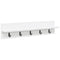vidaXL Wall-Mounted Coat Rack White 80 x 10.5 x 18 cm Engineered wood