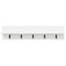 vidaXL Wall-Mounted Coat Rack White 80 x 10.5 x 18 cm Engineered wood