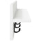 vidaXL Wall-Mounted Coat Rack White 80 x 10.5 x 18 cm Engineered wood