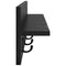vidaXL Wall-Mounted Coat Rack with Shelf Wall-mounted Black oak 80 x 10.5 x 18 cm