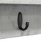 vidaXL Wall-Mounted Coat Rack Concrete grey 80 x 10.5 x 18 cm