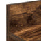 vidaXL Wall-Mounted Coat Rack with Shelf Smoked oak 80 x 10.5 x 18 cm