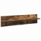 vidaXL Wall-Mounted Coat Rack with Shelf Smoked oak 80 x 10.5 x 18 cm