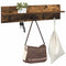 vidaXL Wall-Mounted Coat Rack with Shelf Smoked oak 80 x 10.5 x 18 cm