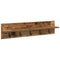 vidaXL Wall-Mounted Coat Rack with Shelf Wall-mounted Old wood 80 x 10.5 x 18 cm
