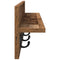 vidaXL Wall-Mounted Coat Rack with Shelf Wall-mounted Old wood 80 x 10.5 x 18 cm