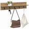 vidaXL Wall-Mounted Coat Rack with Shelf Artisan oak 80 x 10.5 x 18 cm