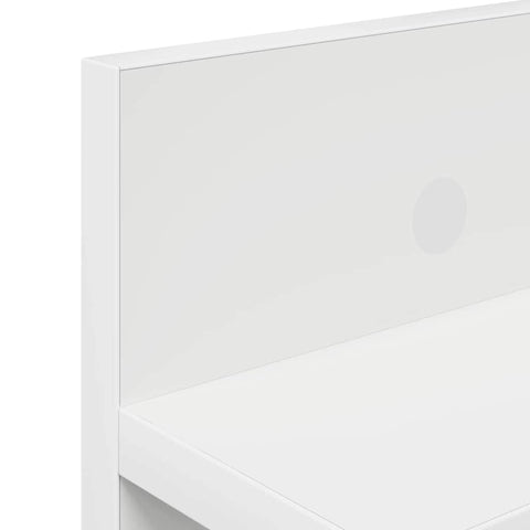 vidaXL Wall-Mounted Coat Rack White 100 x 10.5 x 18 cm Engineered wood