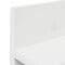 vidaXL Wall-Mounted Coat Rack White 100 x 10.5 x 18 cm Engineered wood
