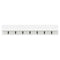 vidaXL Wall-Mounted Coat Rack White 100 x 10.5 x 18 cm Engineered wood