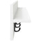 vidaXL Wall-Mounted Coat Rack White 100 x 10.5 x 18 cm Engineered wood