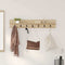 vidaXL Wall-Mounted Coat Rack with Shelf Sonoma oak 100 x 10.5 x 18 cm