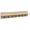vidaXL Wall-Mounted Coat Rack with Shelf Sonoma oak 100 x 10.5 x 18 cm