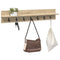 vidaXL Wall-Mounted Coat Rack with Shelf Sonoma oak 100 x 10.5 x 18 cm